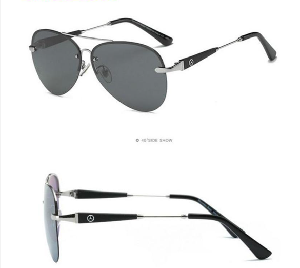 Óculos de Sol Masculino Polarizado com proteção UV400; Mercedes-Bens.