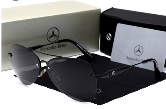 Óculos de Sol Masculino Polarizado com proteção UV400; Mercedes-Bens.