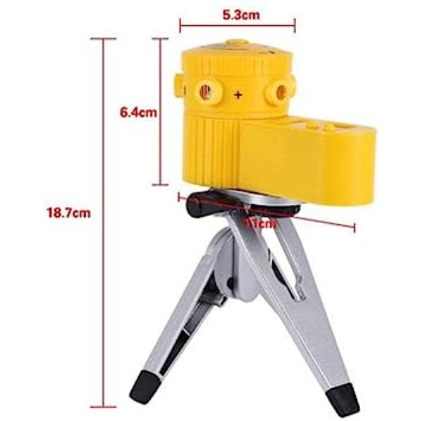 Nível Laser 2 Linhas Cruzada E Ponto 10 Metros + Tripe.