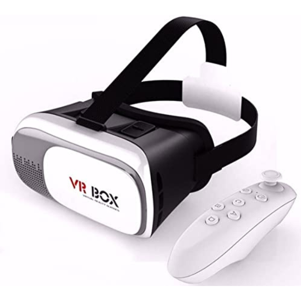 Óculos Vr Box 2.0 Realidade Virtual + Controle Cardboard 3d.