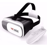 Óculos Vr Box 2.0 Realidade Virtual + Controle Cardboard 3d.