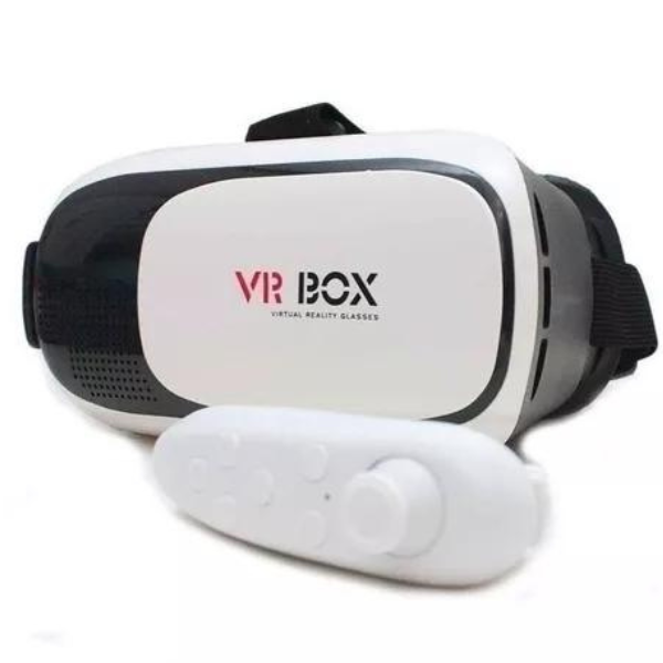 Óculos Vr Box 2.0 Realidade Virtual + Controle Cardboard 3d.