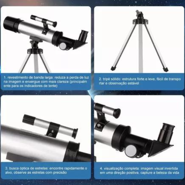 Telescópio; Astronômico De Alta Ampliação.