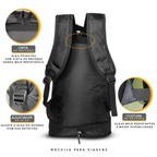 Mochila Para Viagem 50L Acampamento Trilha Semi Impermeável.