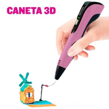 Caneta 3d Impressora Profissional Com Filamentos.