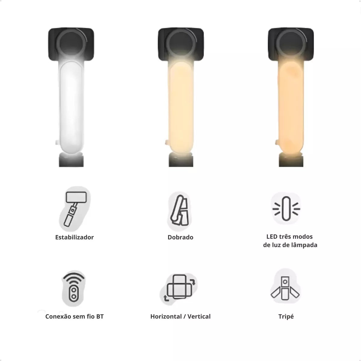 GIMBAL ESTABILIZADOR AUTOMÁTICO PARA CELULAR.