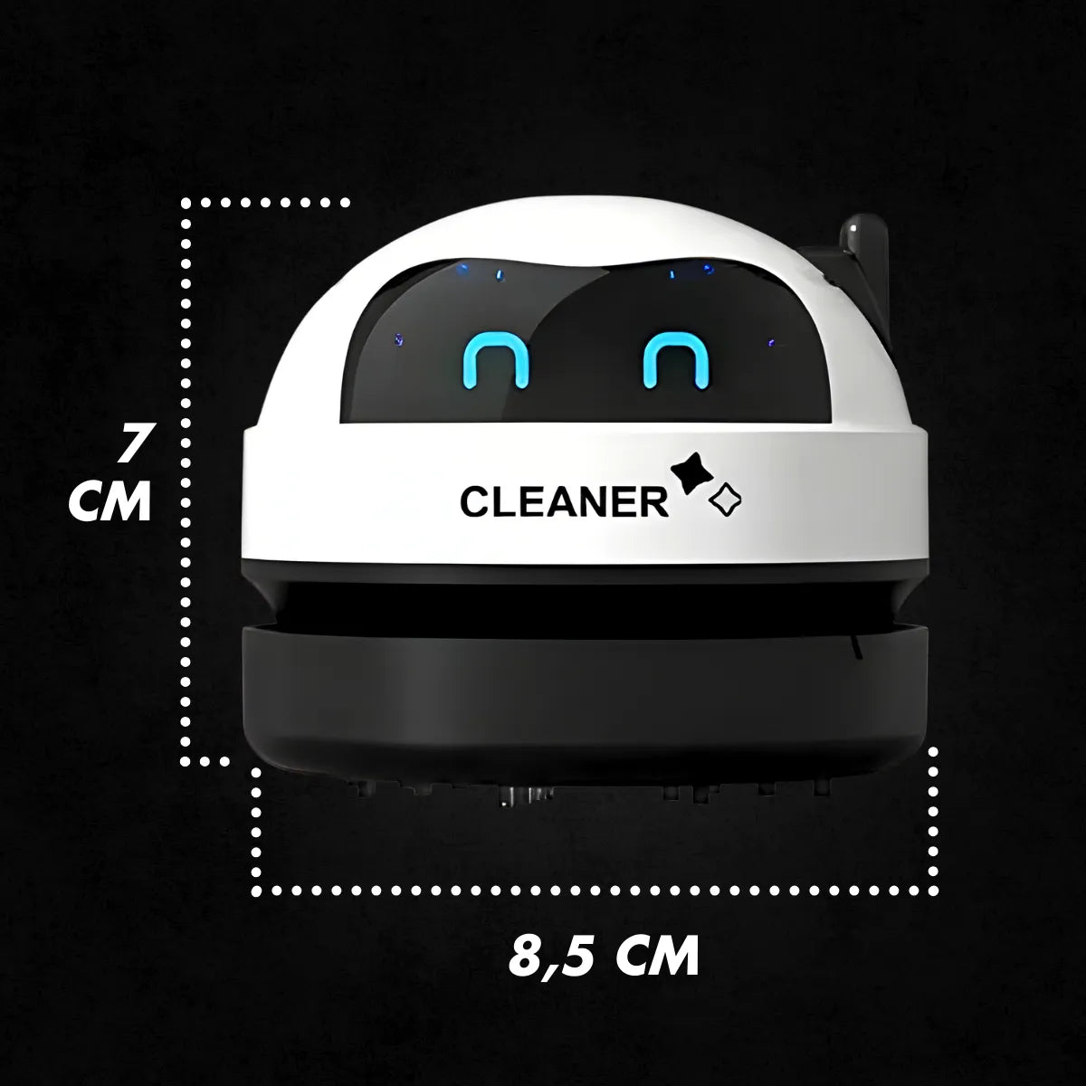 Mini Aspirador Mesa Papa Migalhas Com Coletor Recarregável.