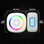 Campainha Residencial Sem Fio Wireless Longo Alcance.