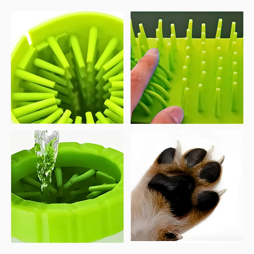 Limpador de Pata de Cachorros Portátil.