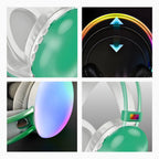 Fone De Ouvido Sem Fio Bluetooth V5.3 Com LED.