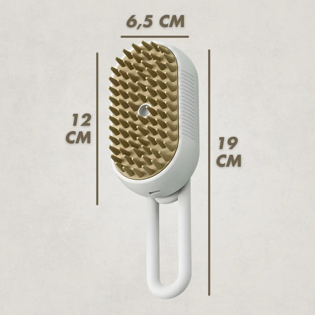 Escova A Vapor Para Pets 3 Em 1