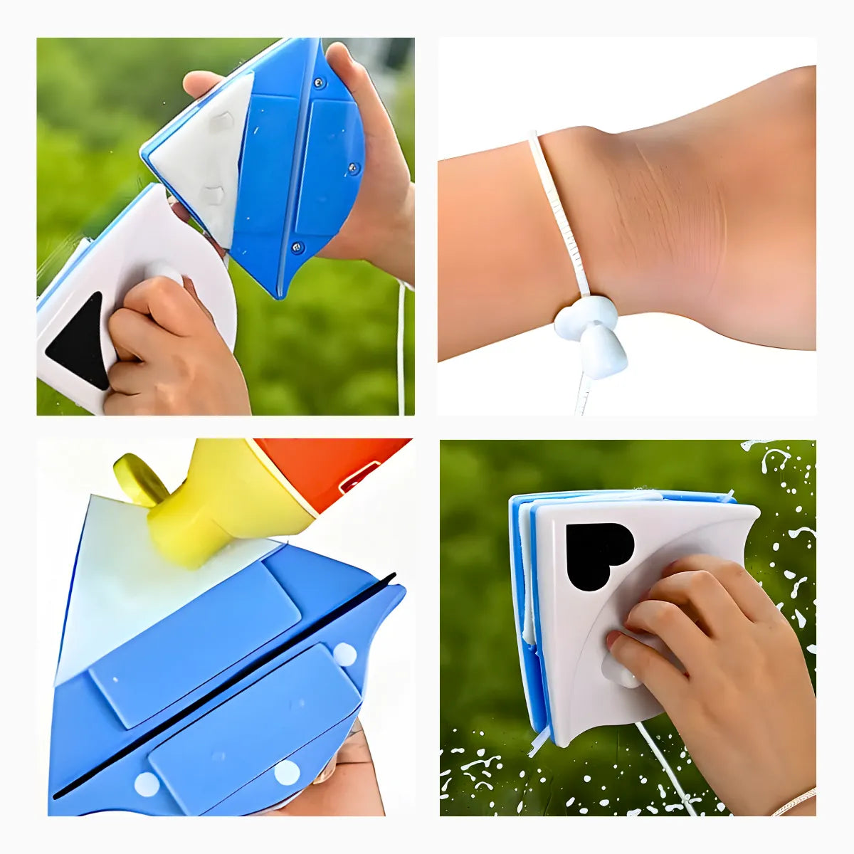 Limpa Vidros Janela Magnético Dupla Face.