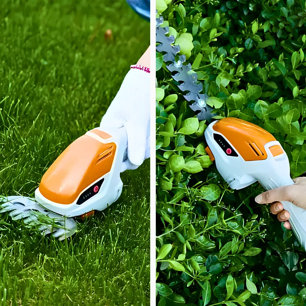 Cortador De Grama Portátil Aparador Sem Fio 2 Em 1.