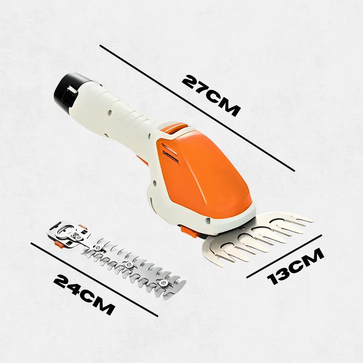 Cortador De Grama Portátil Aparador Sem Fio 2 Em 1.