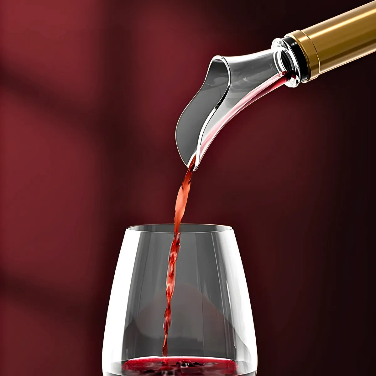 Kit Para Vinho Com Bico Aerador e Rolha Tampa a Vácuo.