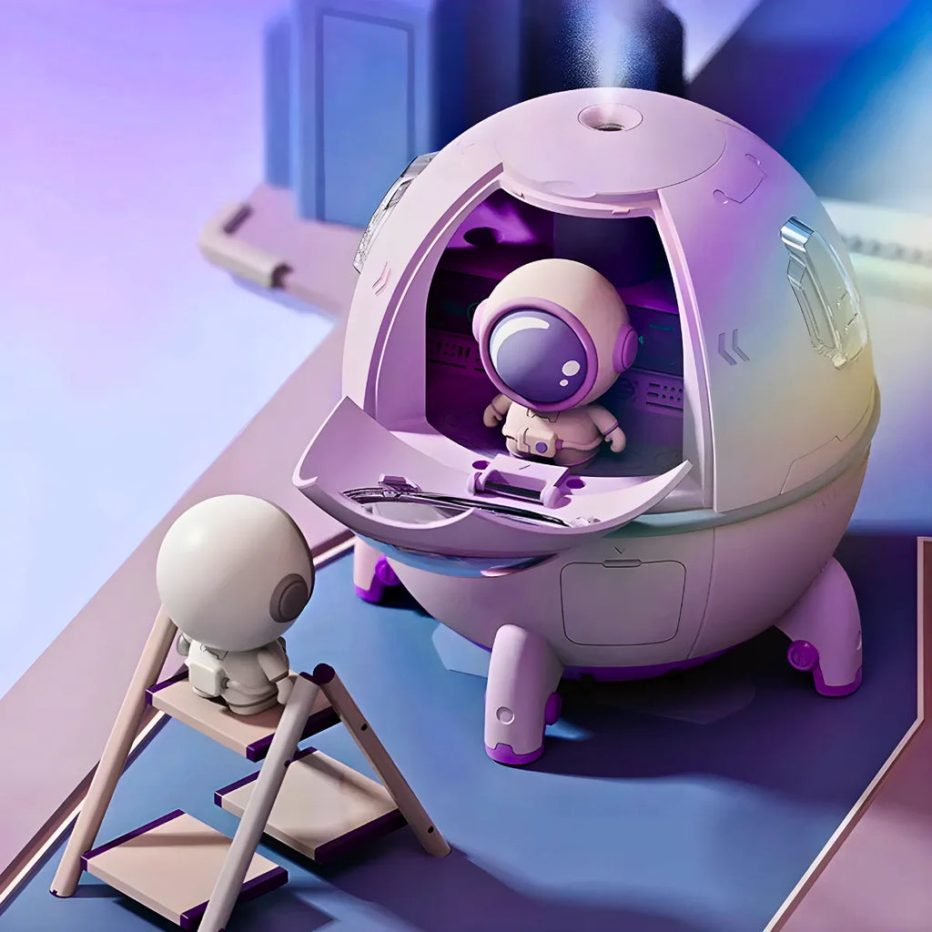 Umidificador Espacial com Astronauta.