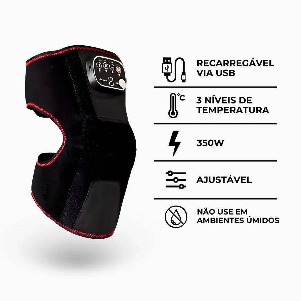 Massageador Elétrico Muscular Multif. para Joelhos e Ombro.