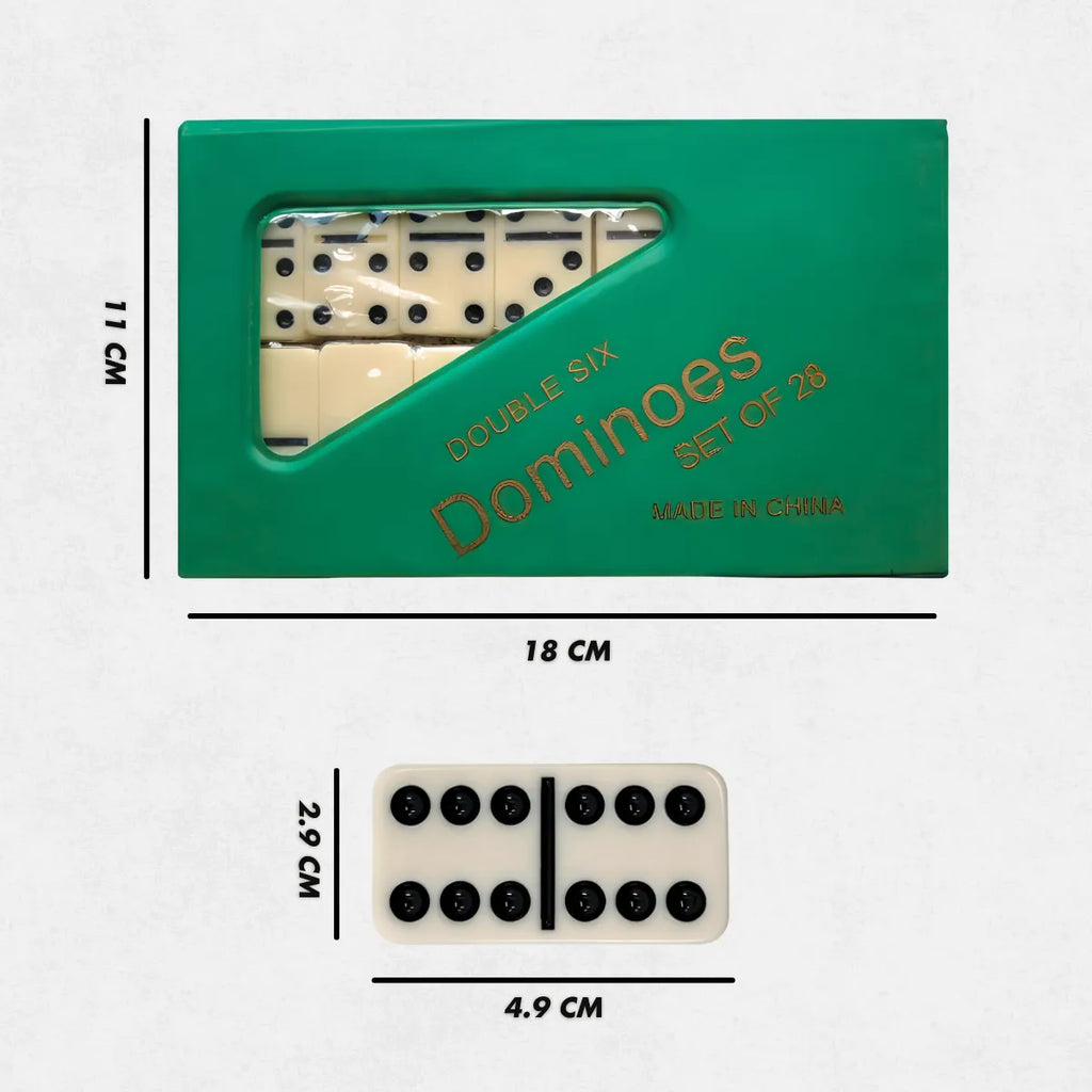 Dominó De Osso Profissional - 28 Peças.