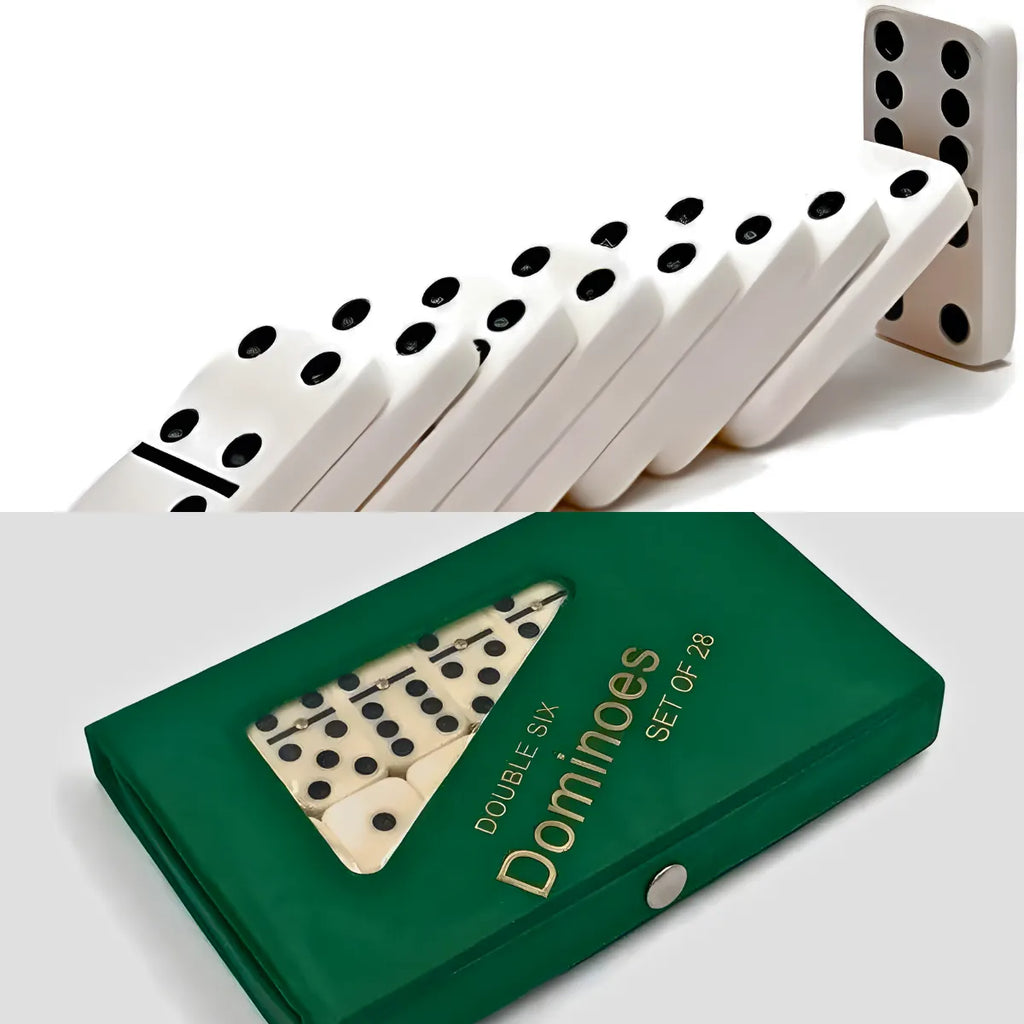 Dominó De Osso Profissional - 28 Peças.