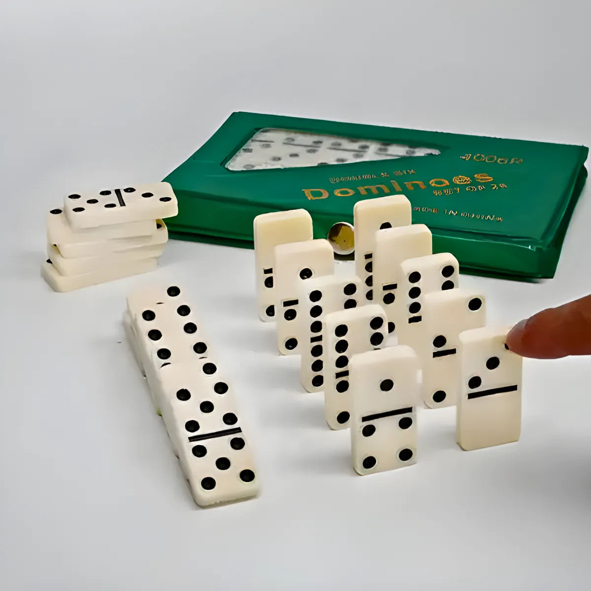 Dominó De Osso Profissional - 28 Peças.