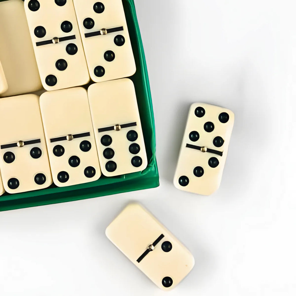 Dominó De Osso Profissional - 28 Peças.