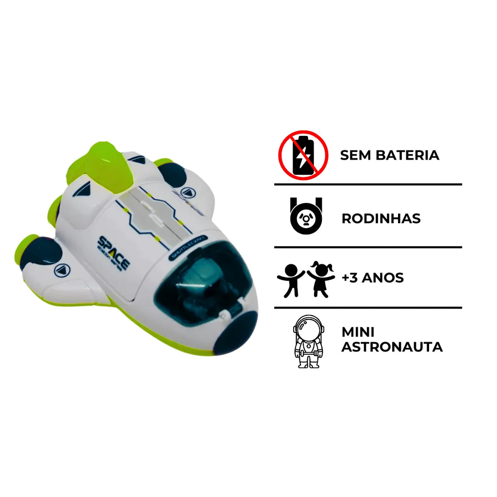 Brinquedo Nave Espacial Infantil com Astronauta.