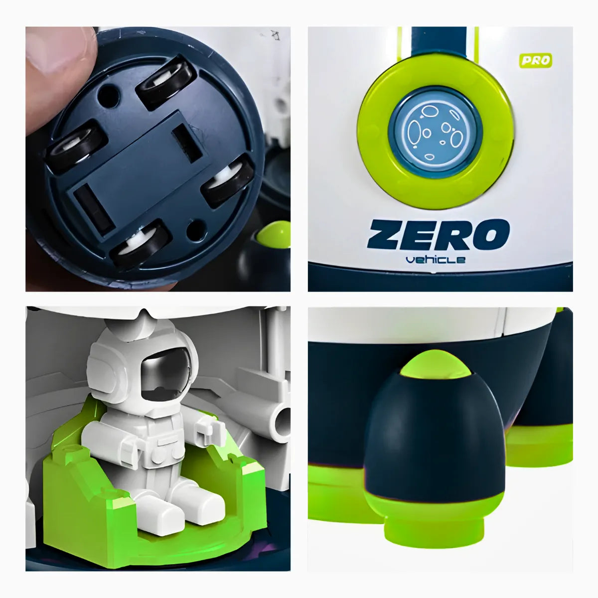 Brinquedo Foguete Espacial Infantil com Astronauta.