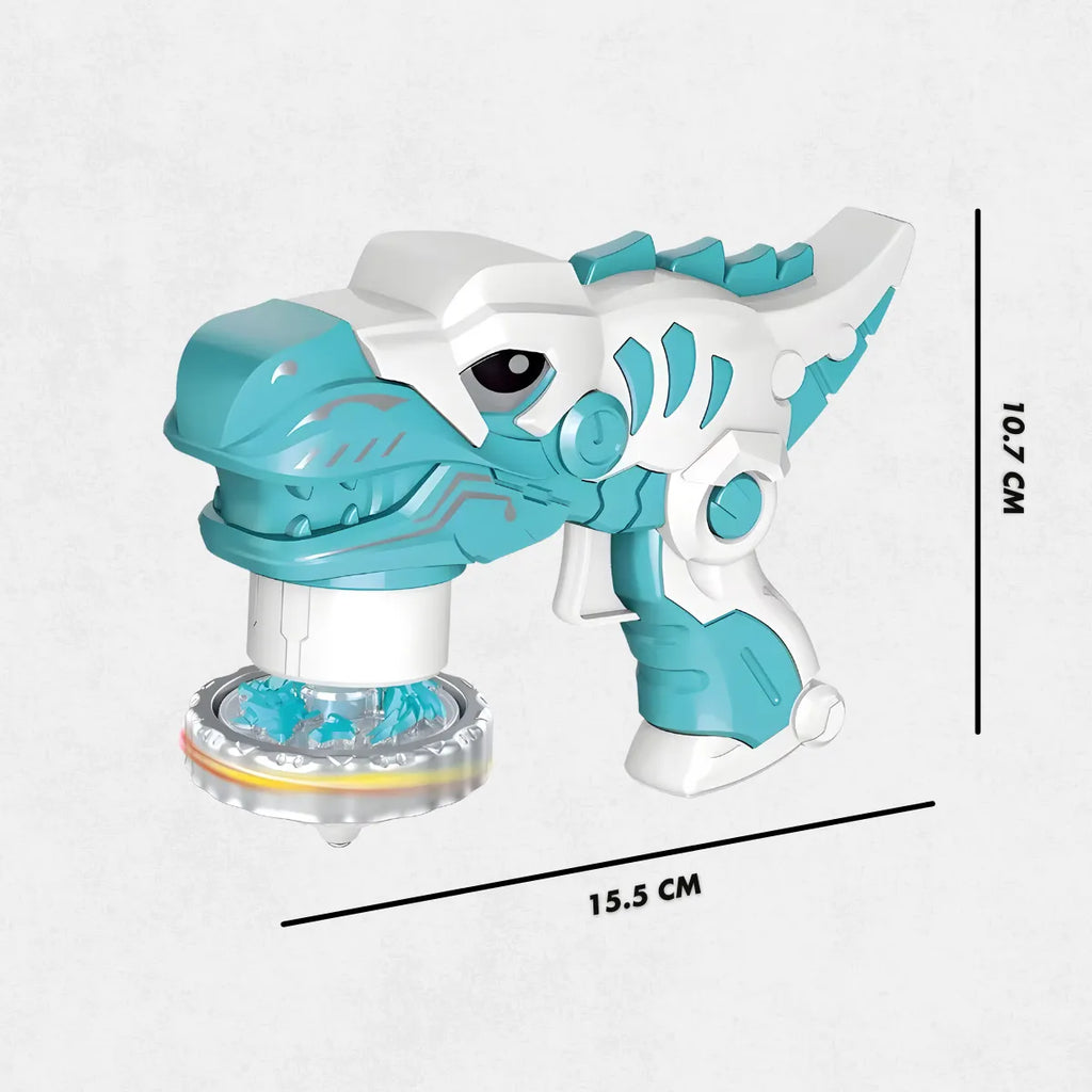 Brinquedo Beyblade Batalha Dinossauro Lançador De Disco.