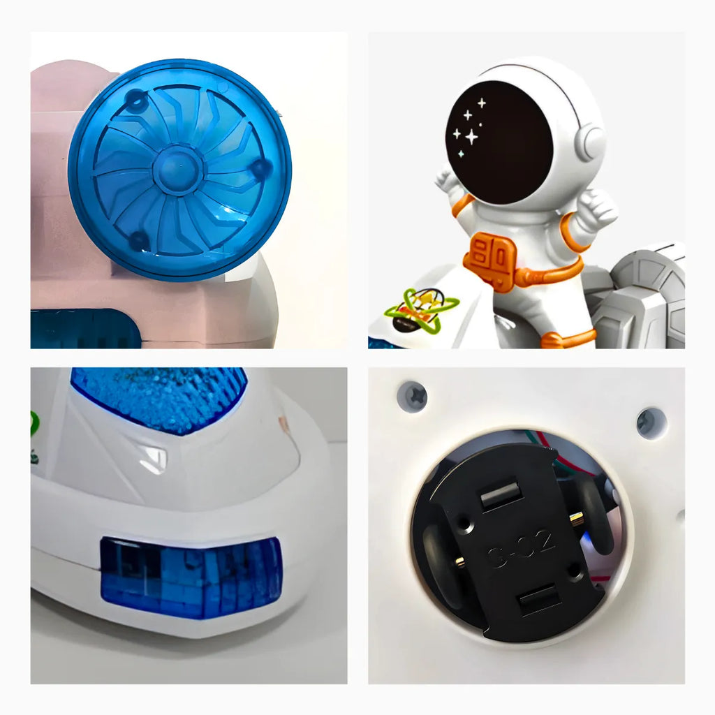 Lancha Espacial Brinquedo com Luz e Som