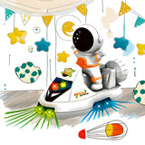 Lancha Espacial Brinquedo com Luz e Som