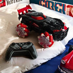 Carro Elétrico com Controle Remoto Brinq. Acrobático com LED