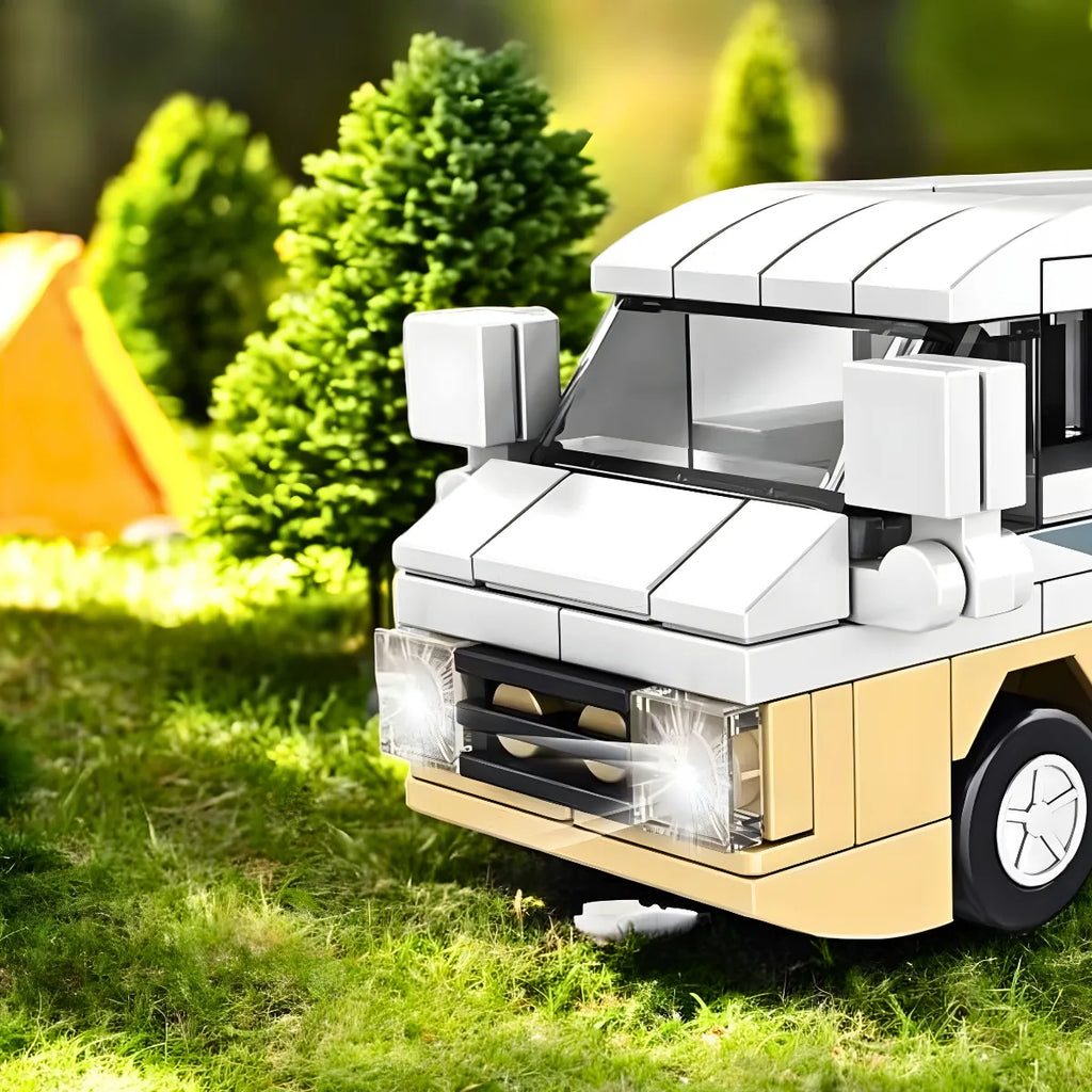 Brinquedo Blocos de Construção Carro Comercial.