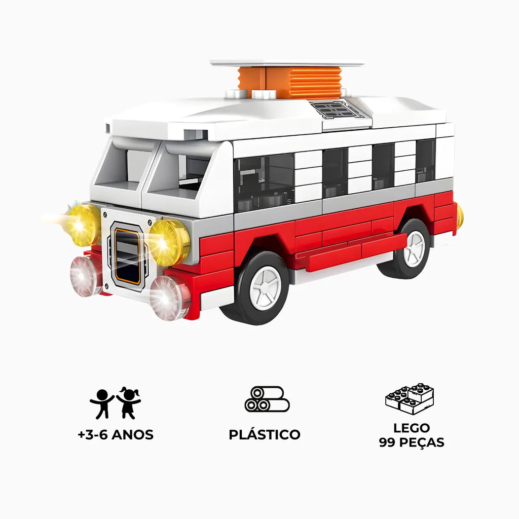 Brinquedo Blocos de Construção Bondinho.