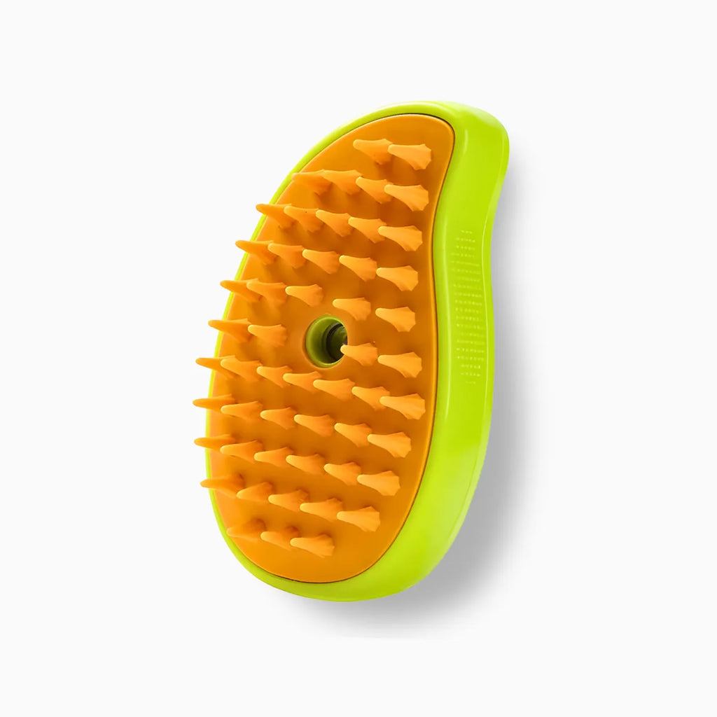 Escova Autolimpante 3 Em 1 Para Pets A Vapor com Spray.