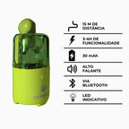 Fone de Ouvido e Caixa de Som Alto Falante Bluetooth Sem Fio