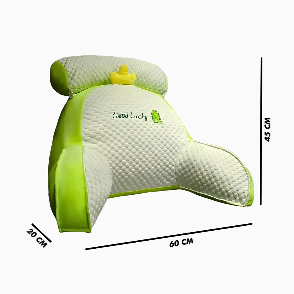 Travesseiro Multifuncional de Descanso e Apoio Verde