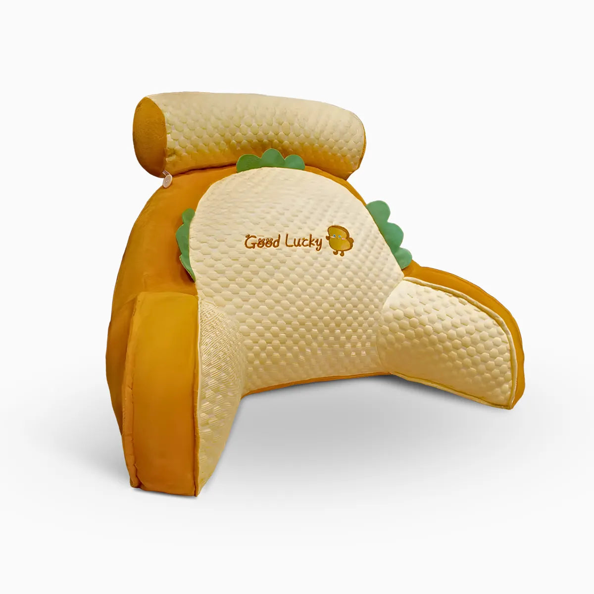 Travesseiro Multifuncional de Descanso e Apoio Laranja.