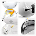 Astronauta Led Projetor Nebulosa Galáxia Estrelada.