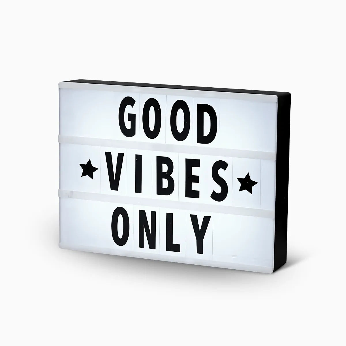 Caixa Luminária Mensagem Decorativa.