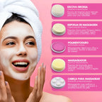 Escova Facial Elétrica 5 em 1 Portátil Esfoliante e Massagea