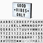 Caixa Luminária Mensagem Decorativa.