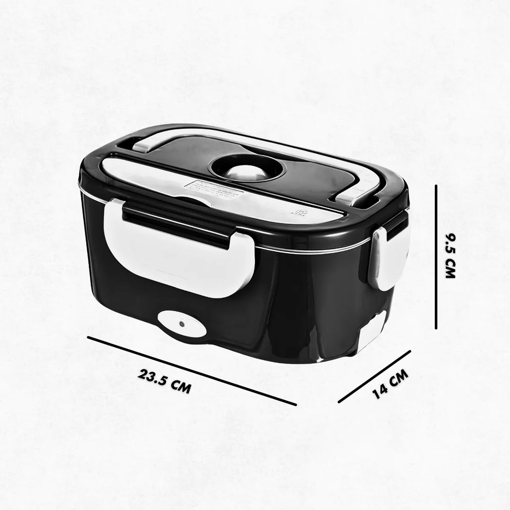 Marmita Elétrica Portátil Bivolt - PRETO.