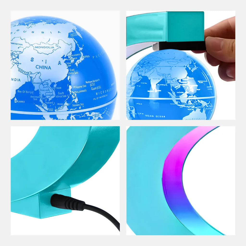 Luminária Antigravidade Magnético Globo Flutuante.