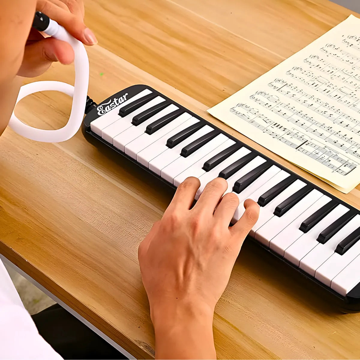 Escaleta Melódica Preta 32 Teclas.