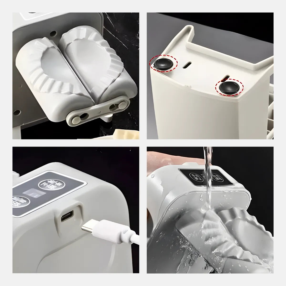 Máquina de Fechar Pastel e Guioza Automático com Temporizado