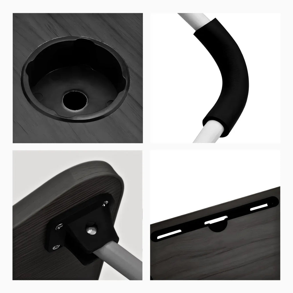 Mesa de Colo Portátil Dobrável Suporte Multiuso - PRETO.