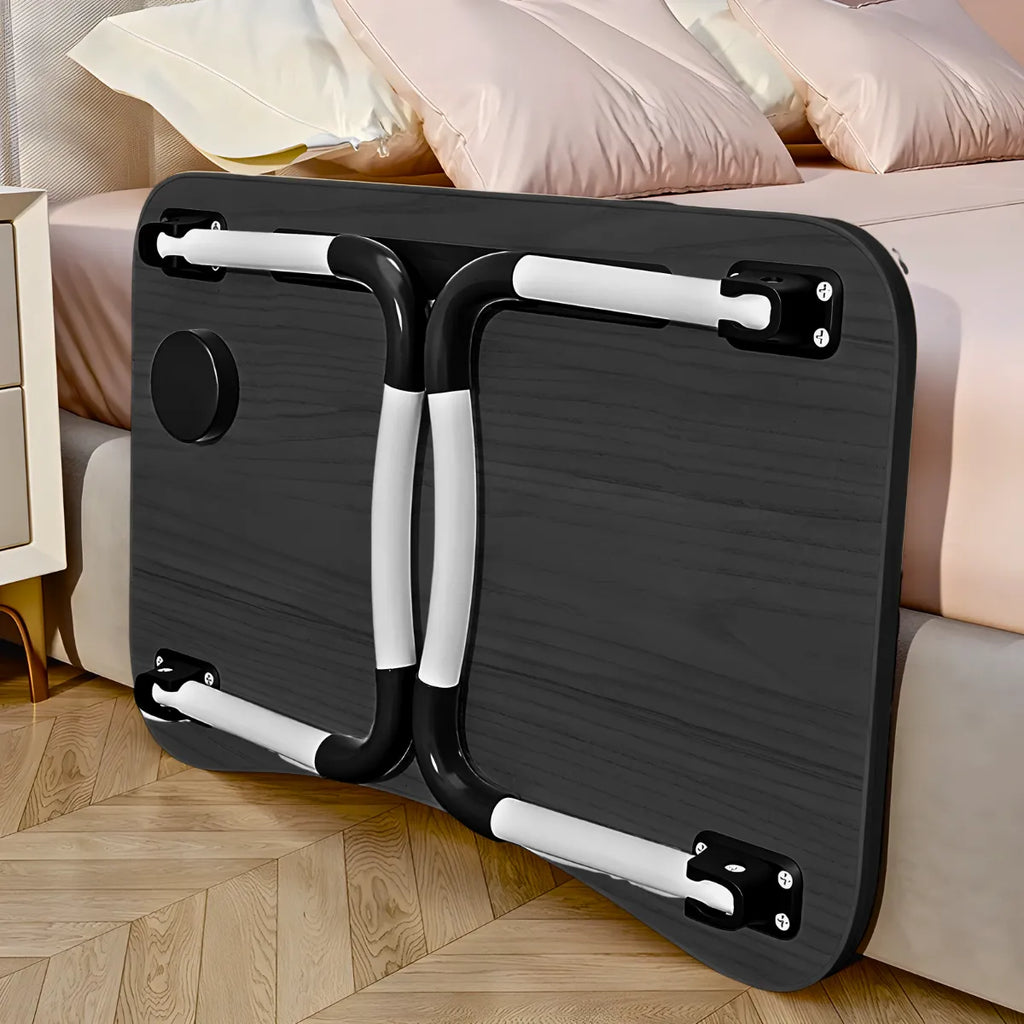 Mesa de Colo Portátil Dobrável Suporte Multiuso - PRETO.