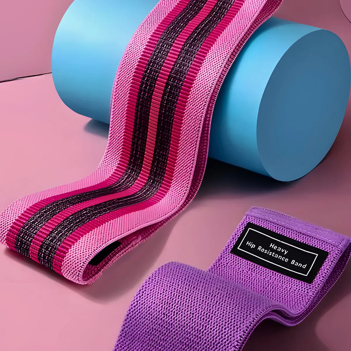 Kit 3 Faixas Elásticas De Exercício Hip Resistance Bands.