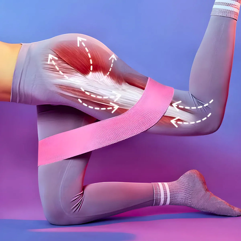 Kit 3 Faixas Elásticas De Exercício Hip Resistance Bands.