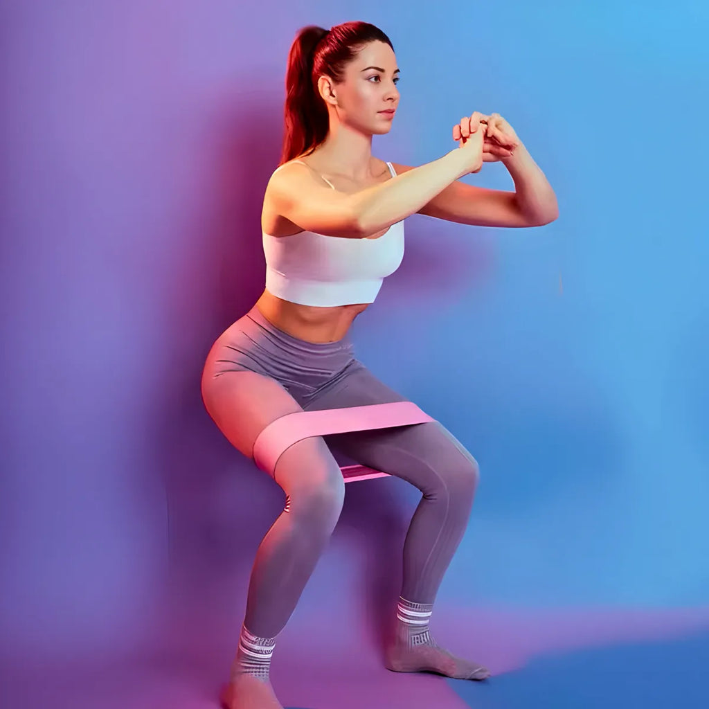 Kit 3 Faixas Elásticas De Exercício Hip Resistance Bands.